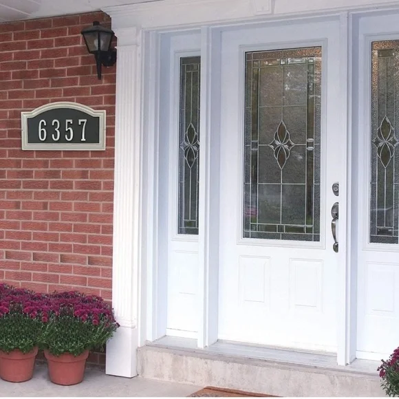 Distinctions by Hillman 4” Die Cast Self-Adhesive House Address Number Number 4 - Picture 6 of 8